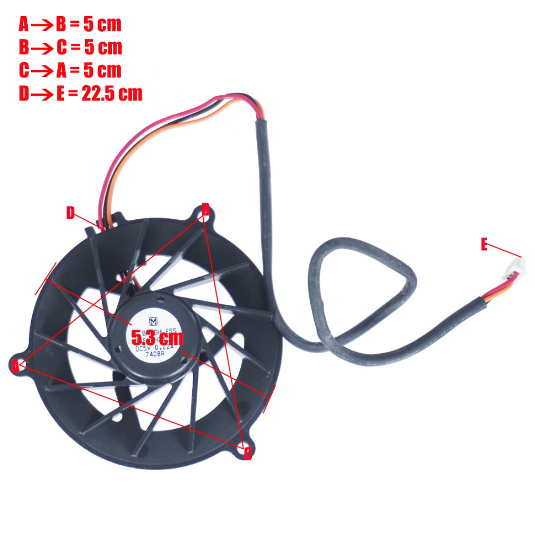 UDQF2PH22CF0 - Ventilador CPU para Sony Vaio VGN-FE | JVS