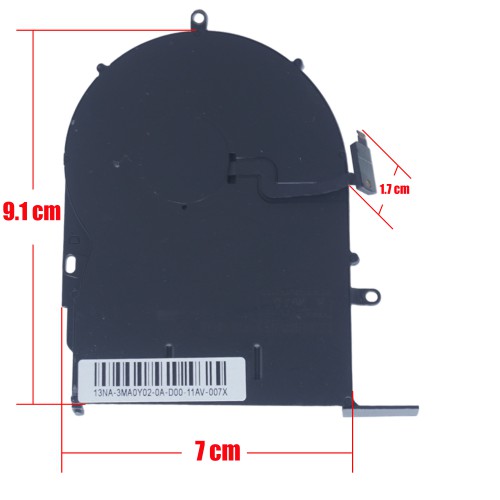 MG70050V1-C031-S9A - CPU Fan MacBook Pro A1502 | JVS Informática