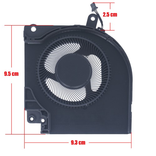 CN-0X63JW - Ventilador CPU Dell Alienware X17 R1/R2 | JVS