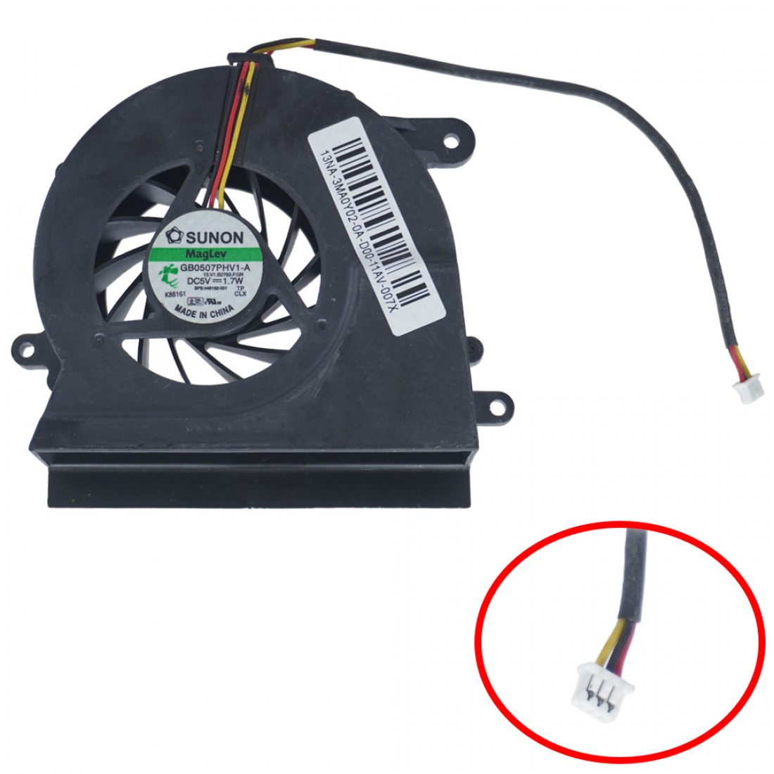 448162-001 - Ventilador CPU para HP Pavilion HDX9000 | JVS Informática