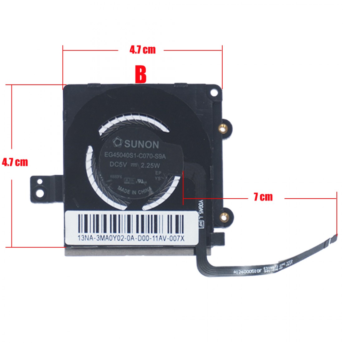 EG45040S1-C090-S9A CPU Fan Lenovo Yoga 910-13IKB | JVS Informática
