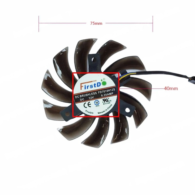 FD7010H12S - Ventilador GPU 75mm para Asus MSI Twin Frozr | JVS Informática