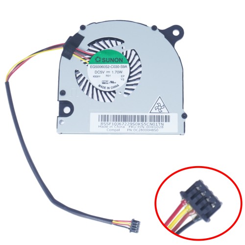 DC28000HHD0 - Ventilador CPU para Lenovo C20-00 4 Pinos | JVS Informática