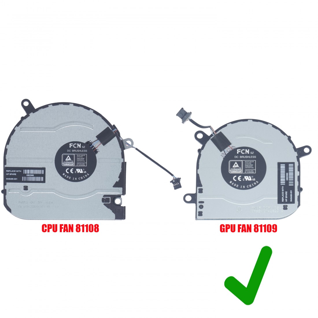 M45466-001 - Ventilador GPU para HP Envy x360 15M-EU | JVS Informática
