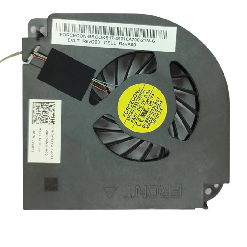 0Y4XY2 - Ventilador CPU para Dell Precision M6400 M6500 | JVS