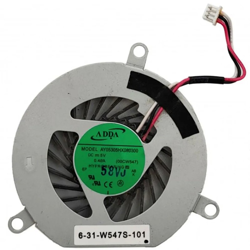 6-31-w547s-101 - Ventilateur CPU pour Clevo W547S | JVS Informática
