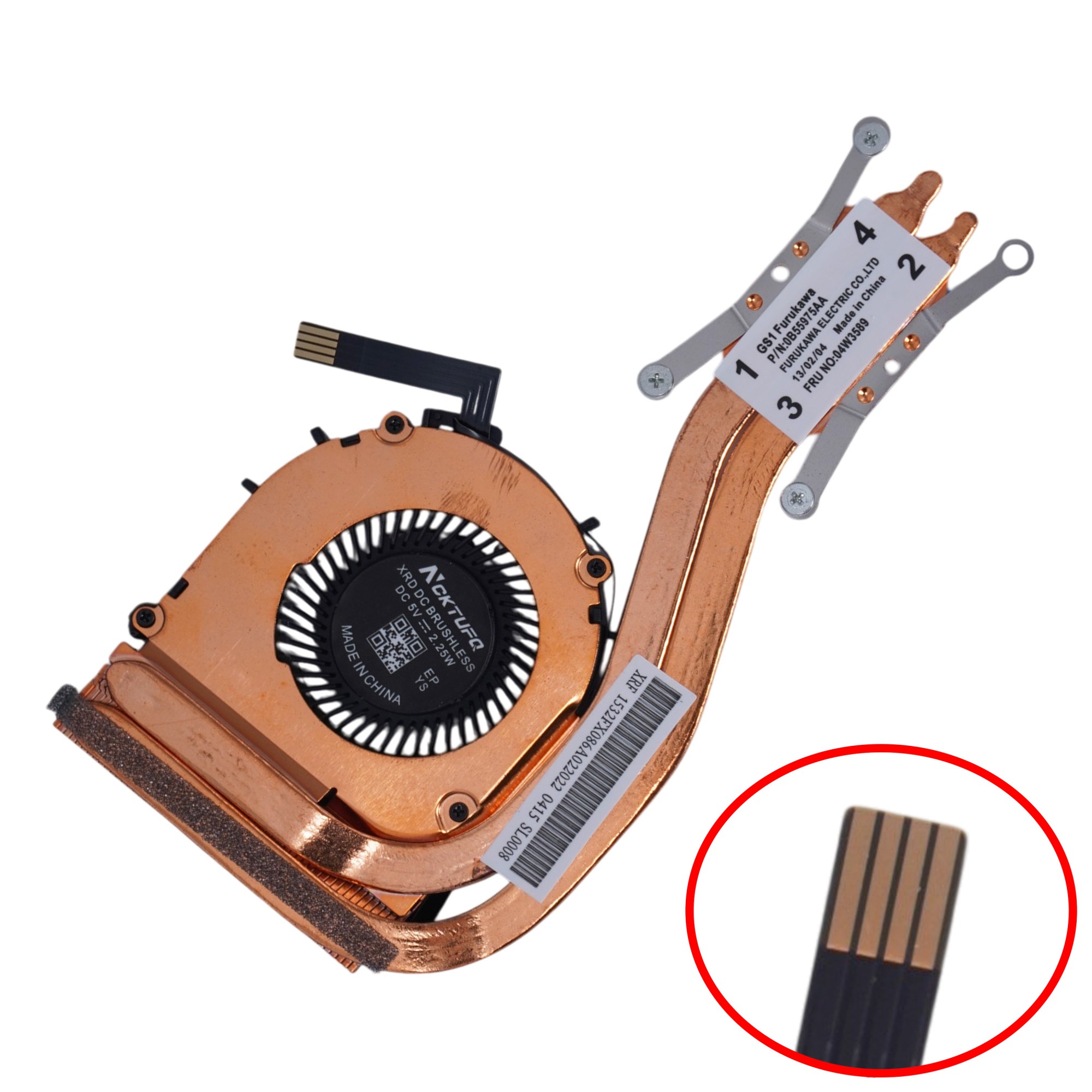 04W3589 - CPU-Lüfter für Lenovo ThinkPad X1 Carbon 1st Gen | JVS Informática