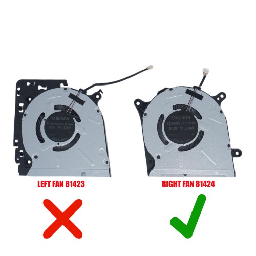 N44109-001 - Right Fan for HP 15-FD GPU | JVS Informática