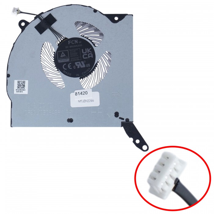 DFSCL12E06486Y - CPU Fan Lenovo Legion Pro 5 | JVS Informática