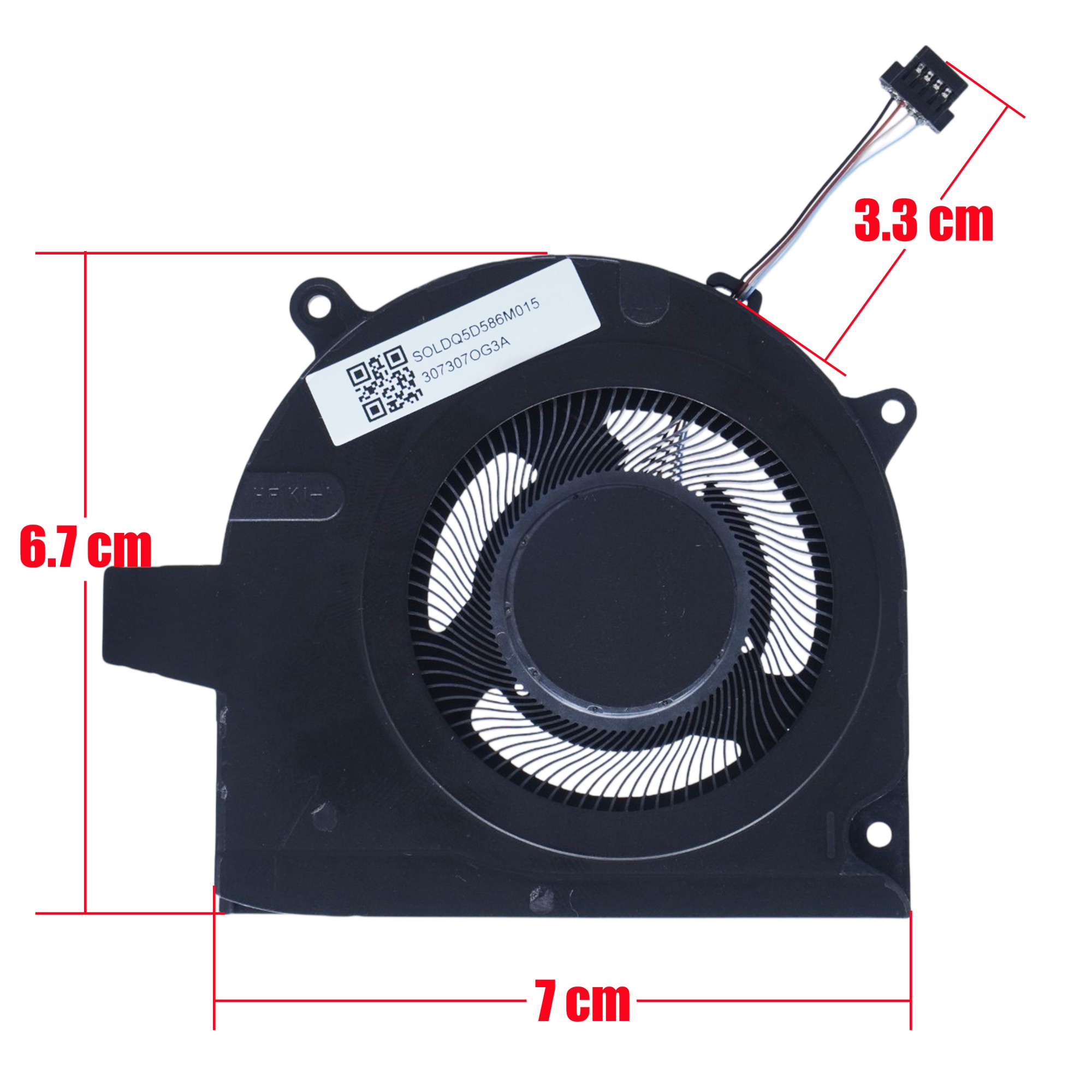 EG50040S1-CV80-S9A - Ventilateur CPU pour LG Gram 16T90R | JVS Informática