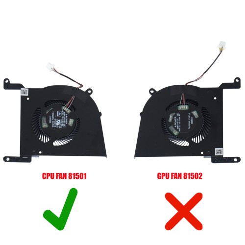 BS5412HS-U6L - Ventilateur CPU pour MSI Stealth 14 AI Studio | JVS Informática