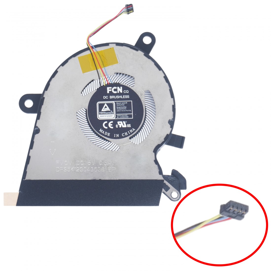 DFS5K123043638 - Ventilador CPU para Asus ROG Flow X13 GV301 | JVS