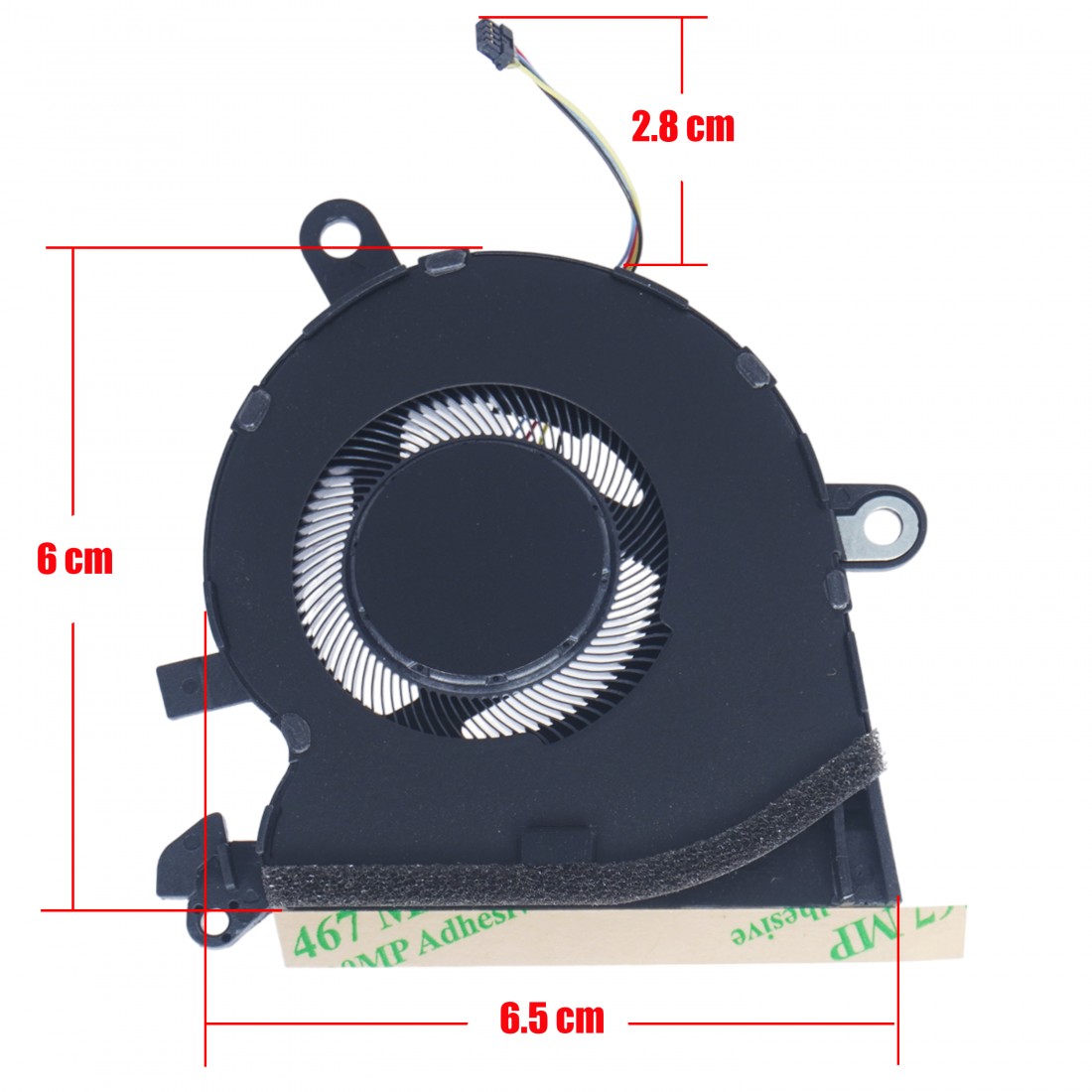 DFS5K123043638 - Ventilateur CPU pour Asus ROG Flow X13 GV301 | JVS Informática