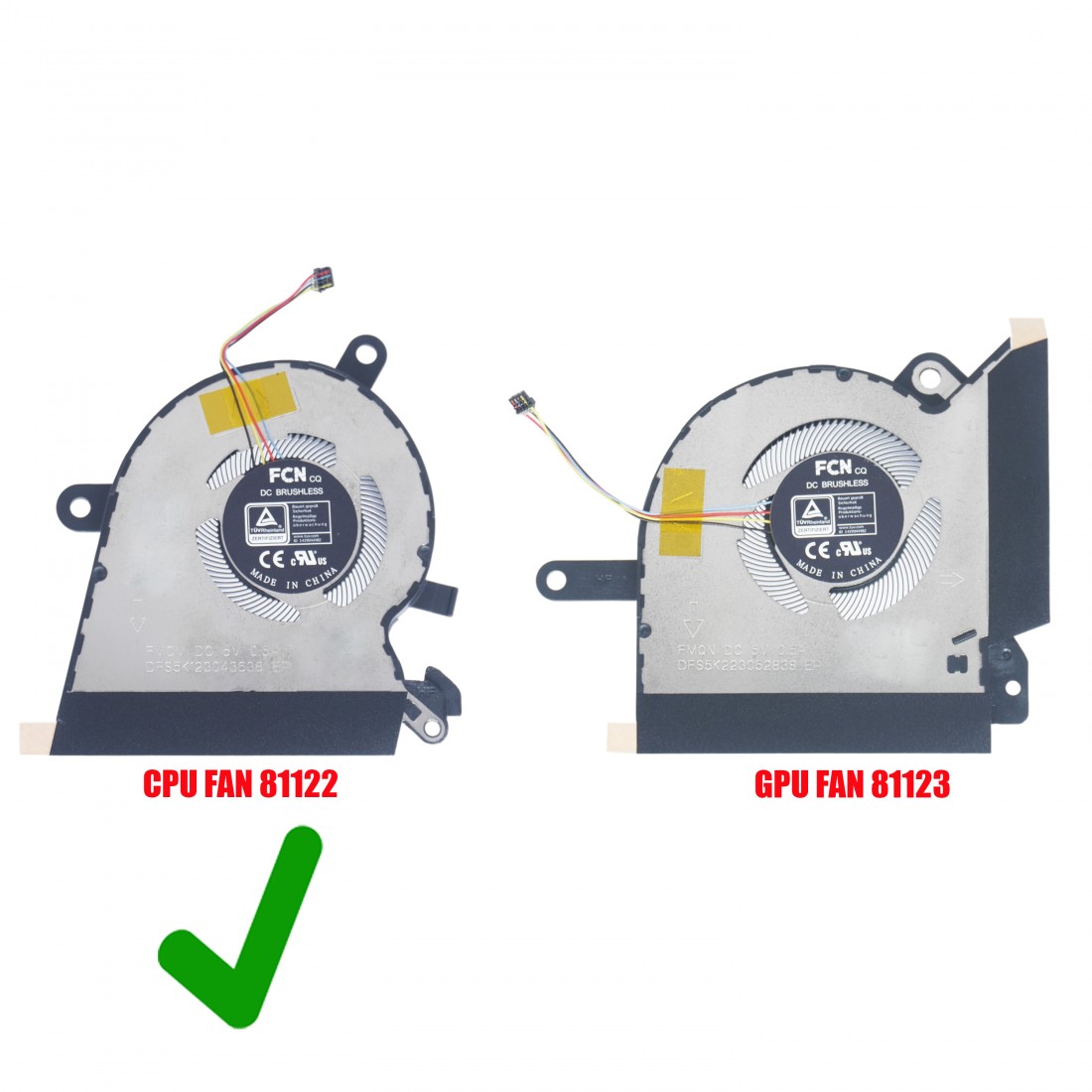 DFS5K123043638 - Ventilateur CPU pour Asus ROG Flow X13 GV301 | JVS Informática
