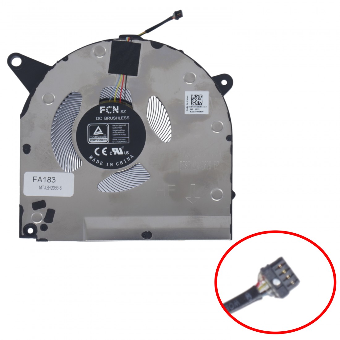 DFS5K121142629 - Ventilador CPU Lenovo Legion S7-15ACH6 | JVS