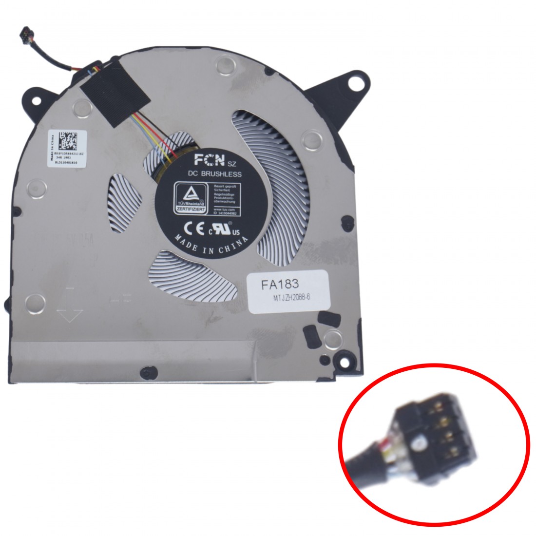 DFS5K123043639 - GPU-Lüfter für Lenovo Legion S7-15ACH6 | JVS Informática