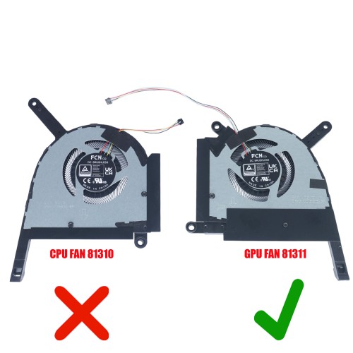 DFSCK22115181E - Ventilateur GPU pour Asus TUF F15 FX507 | JVS Informática
