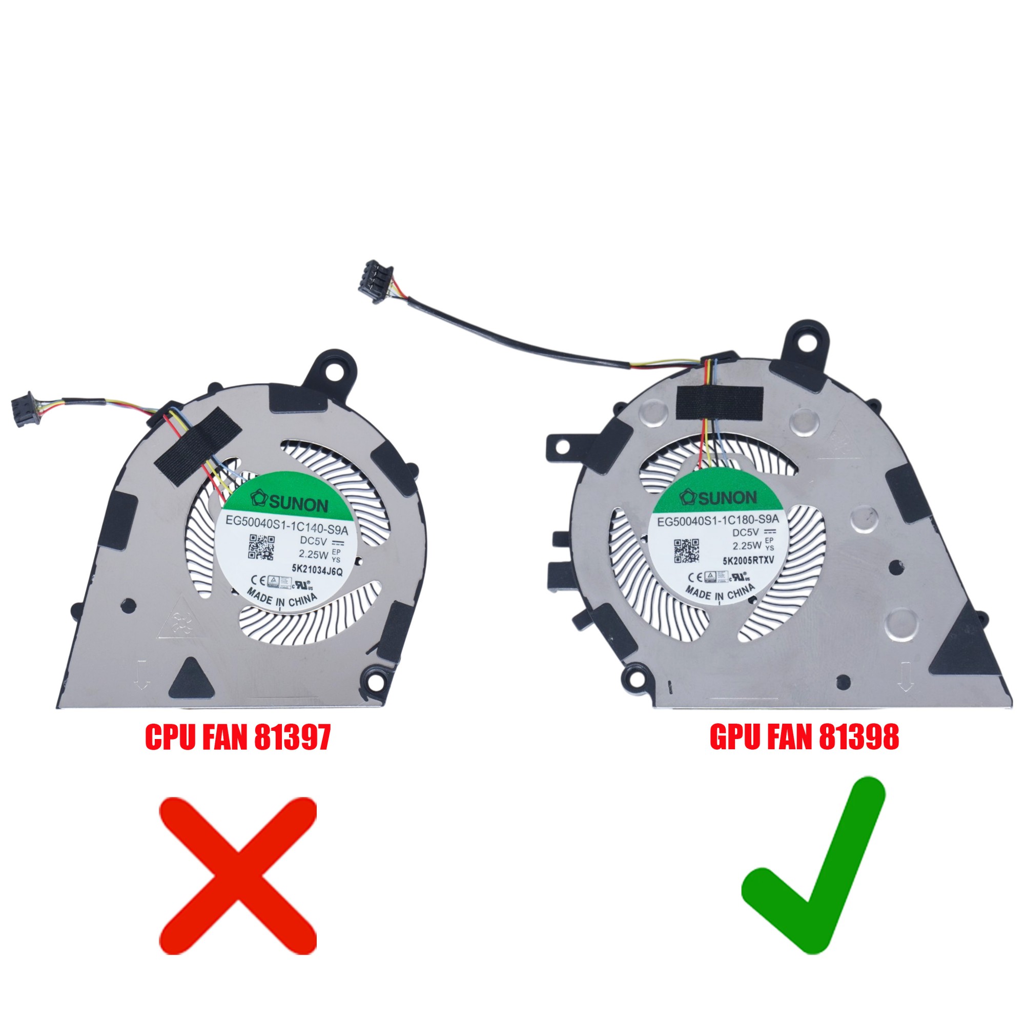 EG50040S1-1C180-S9A - Ventilateur GPU Lenovo IdeaPad C340 | JVS Informática