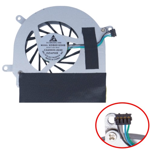 KDB04505HA - Ventilador CPU Derecho MacBook Pro 17" A1229 | JVS