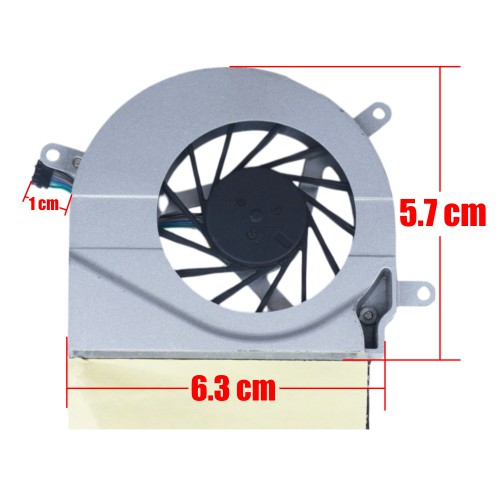 KDB04505HA - Ventilador CPU Derecho MacBook Pro 17" A1229 | JVS