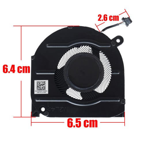 GJN2R - Ventilador CPU para Dell Inspiron 15 7510 / 16 7610 | JVS