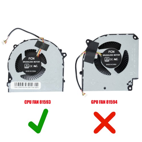 DFS5K221153711 - Ventilador CPU para Gigabyte G5 G7 Aorus | JVS