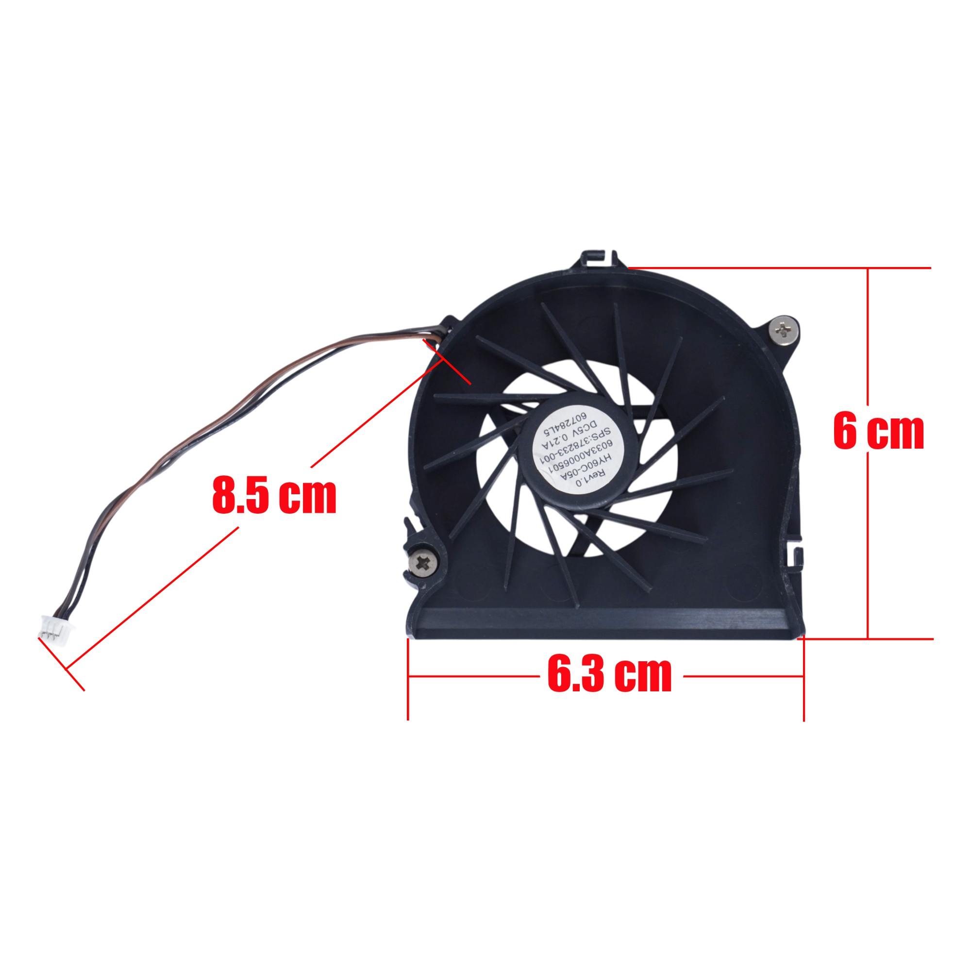 378233-001 - CPU Fan for HP Compaq NC6110 NC6120 | JVS Informática