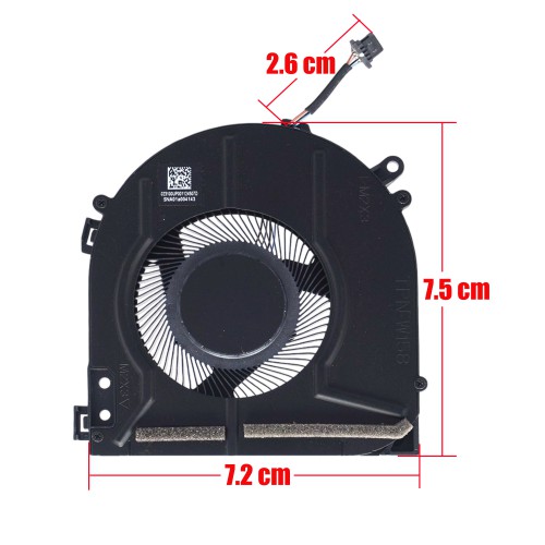 N41019-001 - CPU Fan for HP Envy x360 14-ES | JVS Informática
