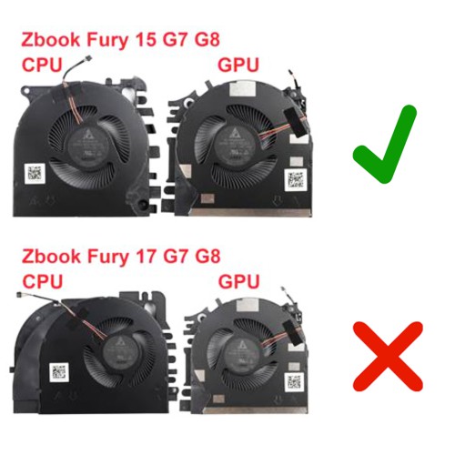 M20097-001 - Ventilador CPU para HP ZBook Fury 15 G7/G8 | JVS