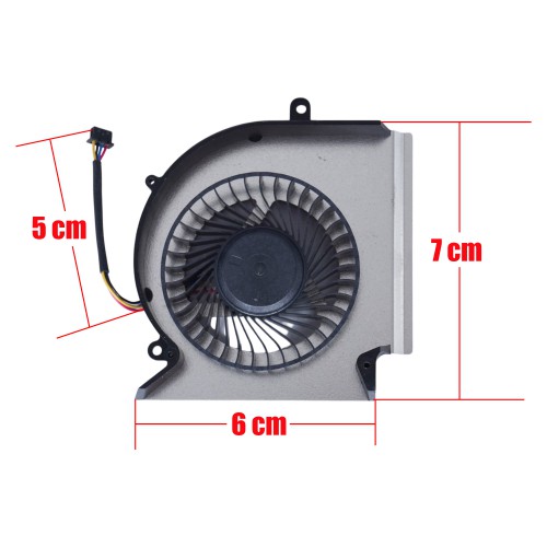 PABD07012SH N425 - Ventilador CPU para MSI GE65 GP65 GL65 | JVS
