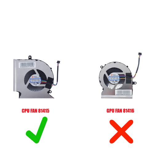 PABD07012SH N425 - Ventilador CPU para MSI GE65 GP65 GL65 | JVS