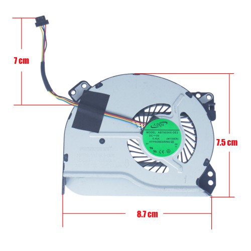 734916-001 - Ventilador CPU HP Pavilion 14 Sleekbook | JVS