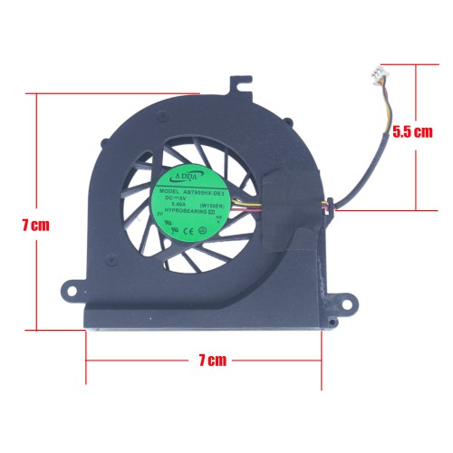 DFS531205PC0T - Ventilateur CPU Lenovo G400 G410 3 Broches | JVS Informática
