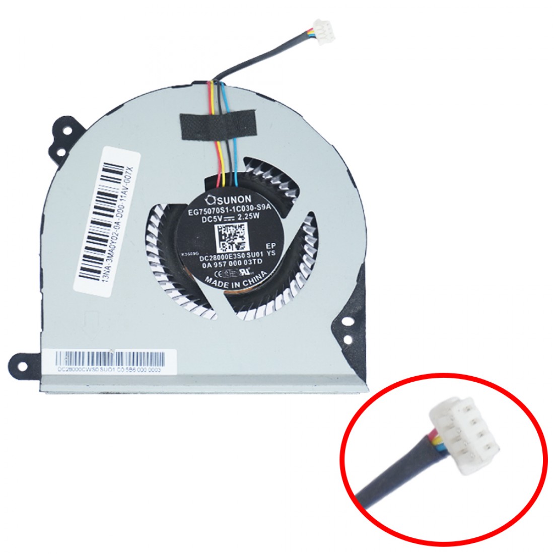 5F10L22118 - Ventilador CPU para Lenovo IdeaPad Y900 Y910 | JVS