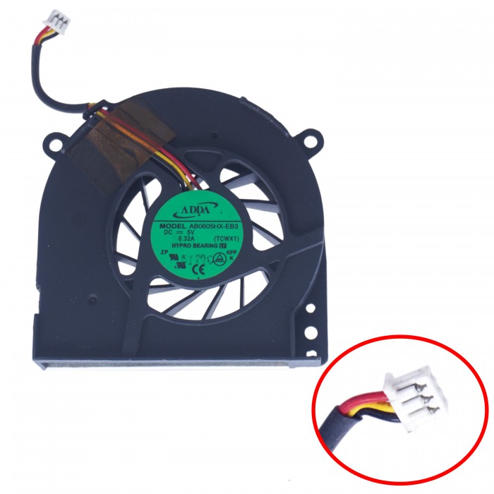 AD0605HB-TB3 - CPU Fan for Toshiba Satellite A80 A85 | JVS Informática