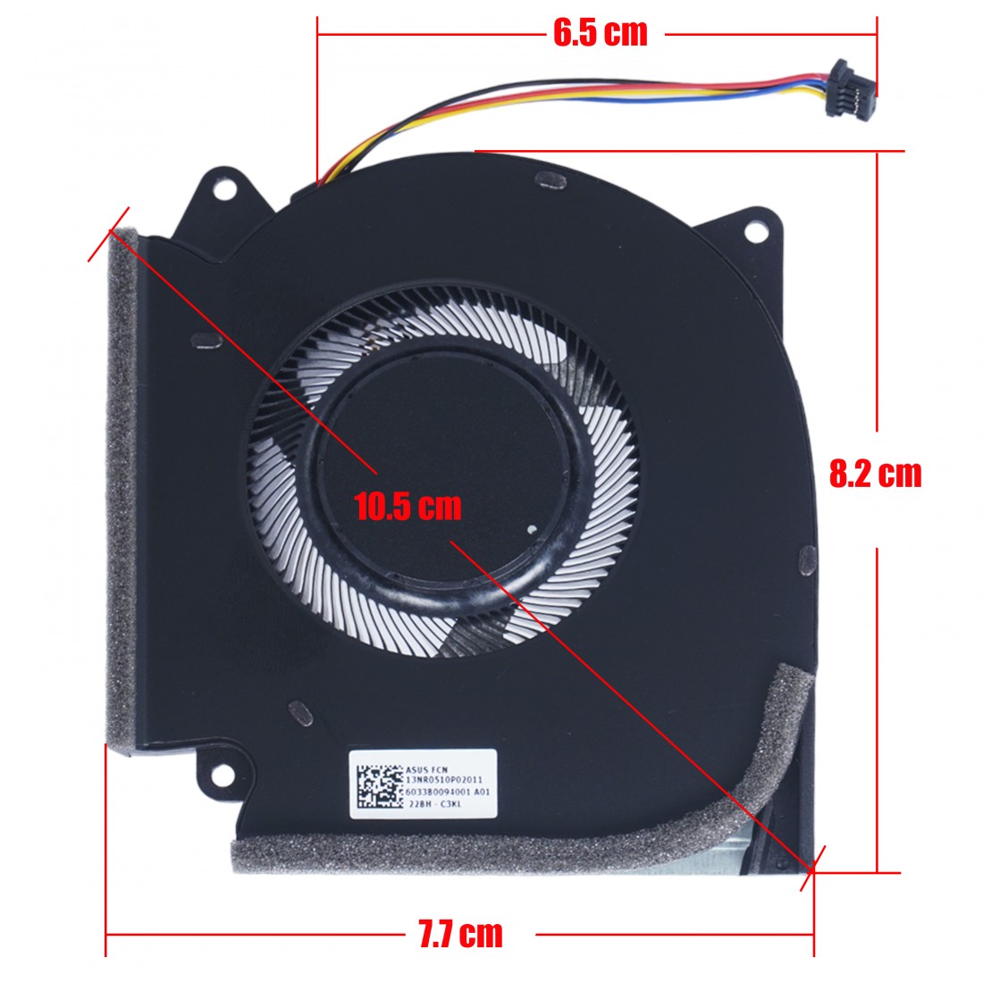 DFS5K223052835 - GPU-Lüfter für ASUS ROG Strix G15 G513 | JVS Informática