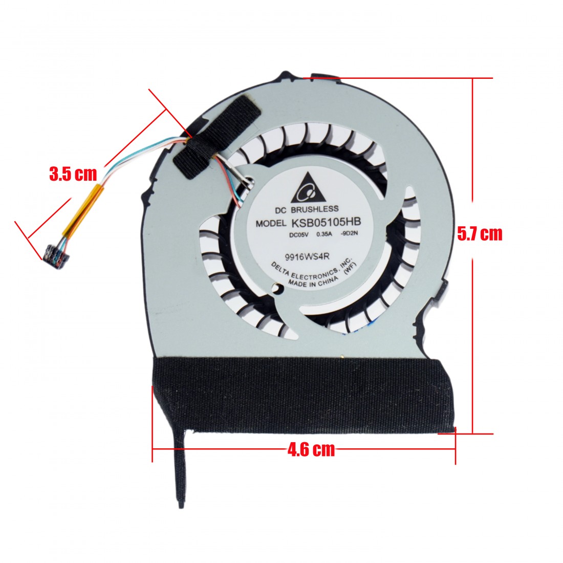 KSB05105HB-9D2P - GPU Fan for HP Envy 13 | JVS Informática