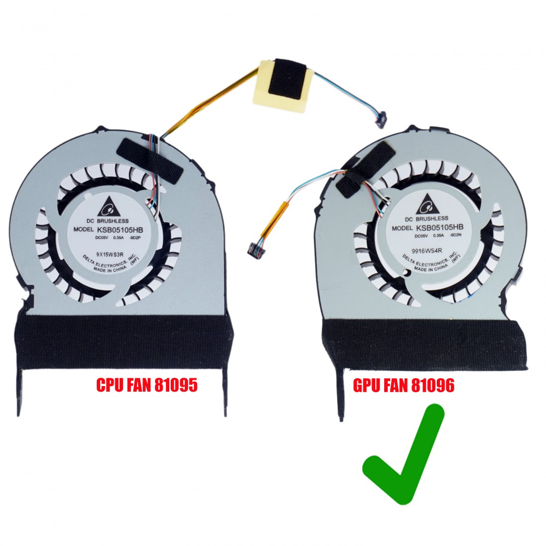 KSB05105HB-9D2P - GPU Fan for HP Envy 13 | JVS Informática