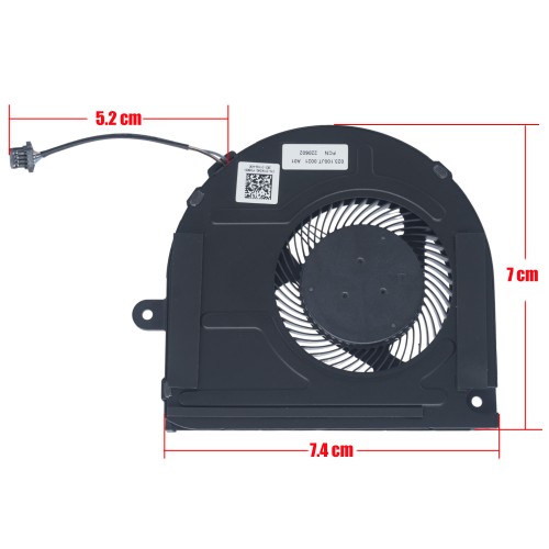 0YND40 - Ventilador GPU para Dell Vostro 7500 7501 | JVS