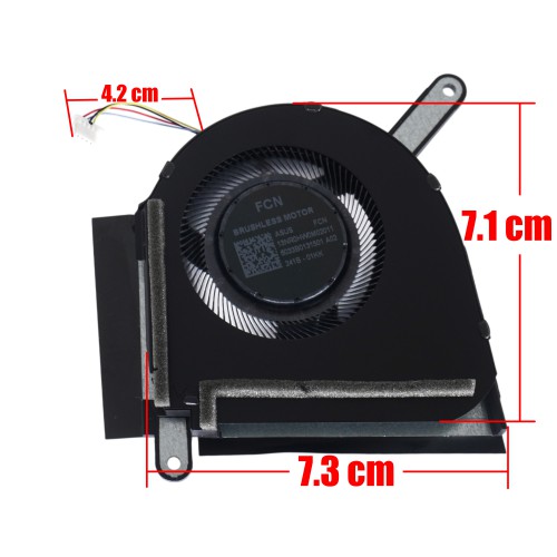 13NR0HM0M02011 - GPU-Lüfter Asus TUF F16 FX607 | JVS Informática