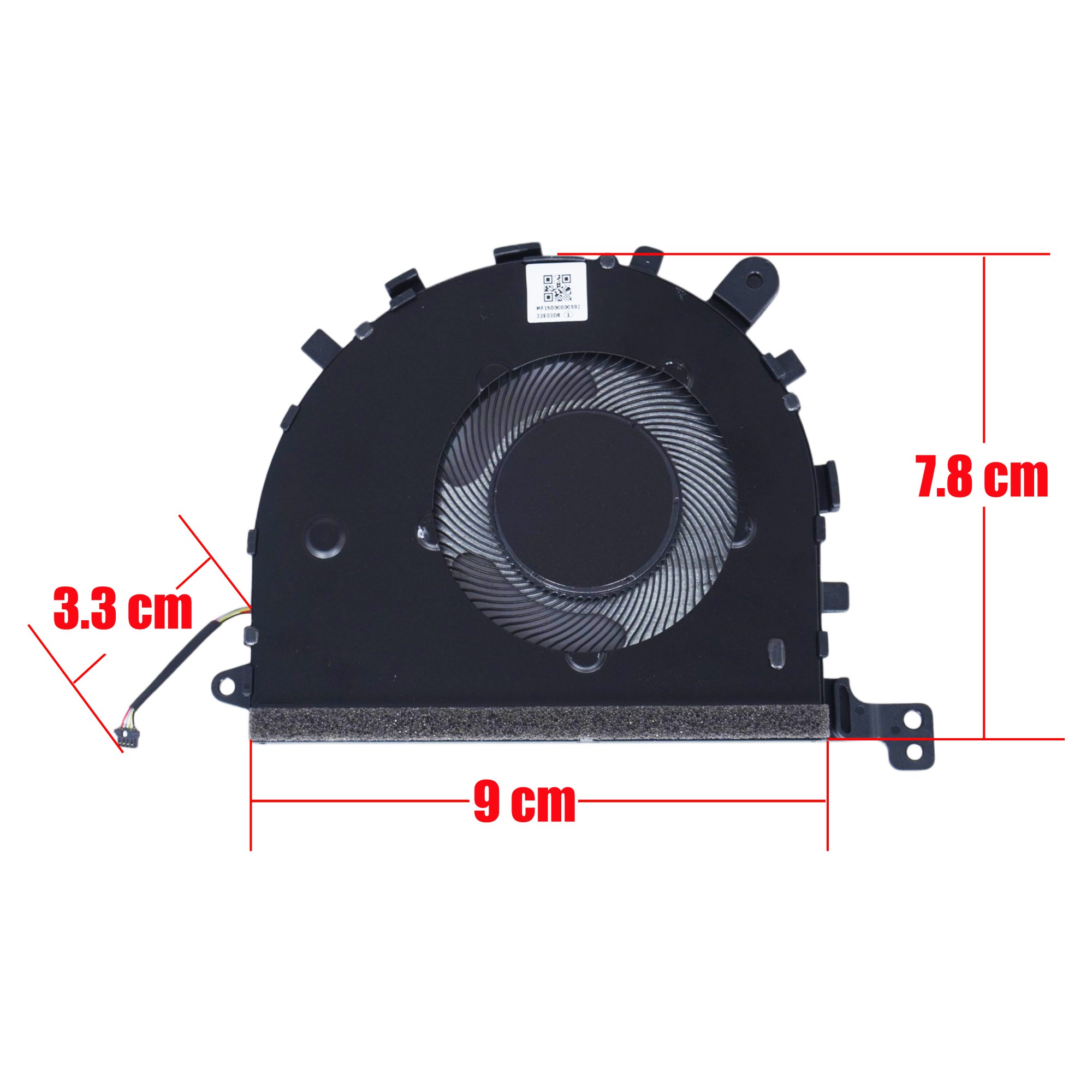 DFS5K22B15673K - Ventilador GPU Xiaomi RedmiBook Pro 15 | JVS Informática