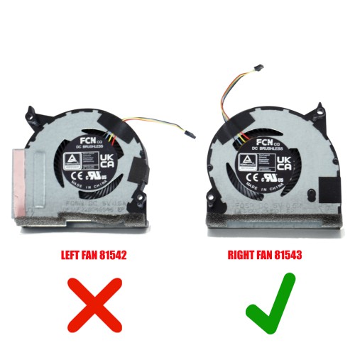 13NR0GY0M01011 - Ventilador CPU Derecho Asus ROG Ally | JVS