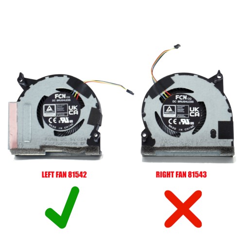 13NR0GY0M01011 - Ventoinha Esquerda da CPU para Asus ROG Ally | JVS Informática