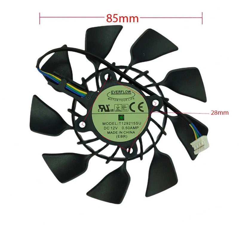 T129215SU - 95mm GPU-Lüfter für Asus GTX 780/980 | JVS