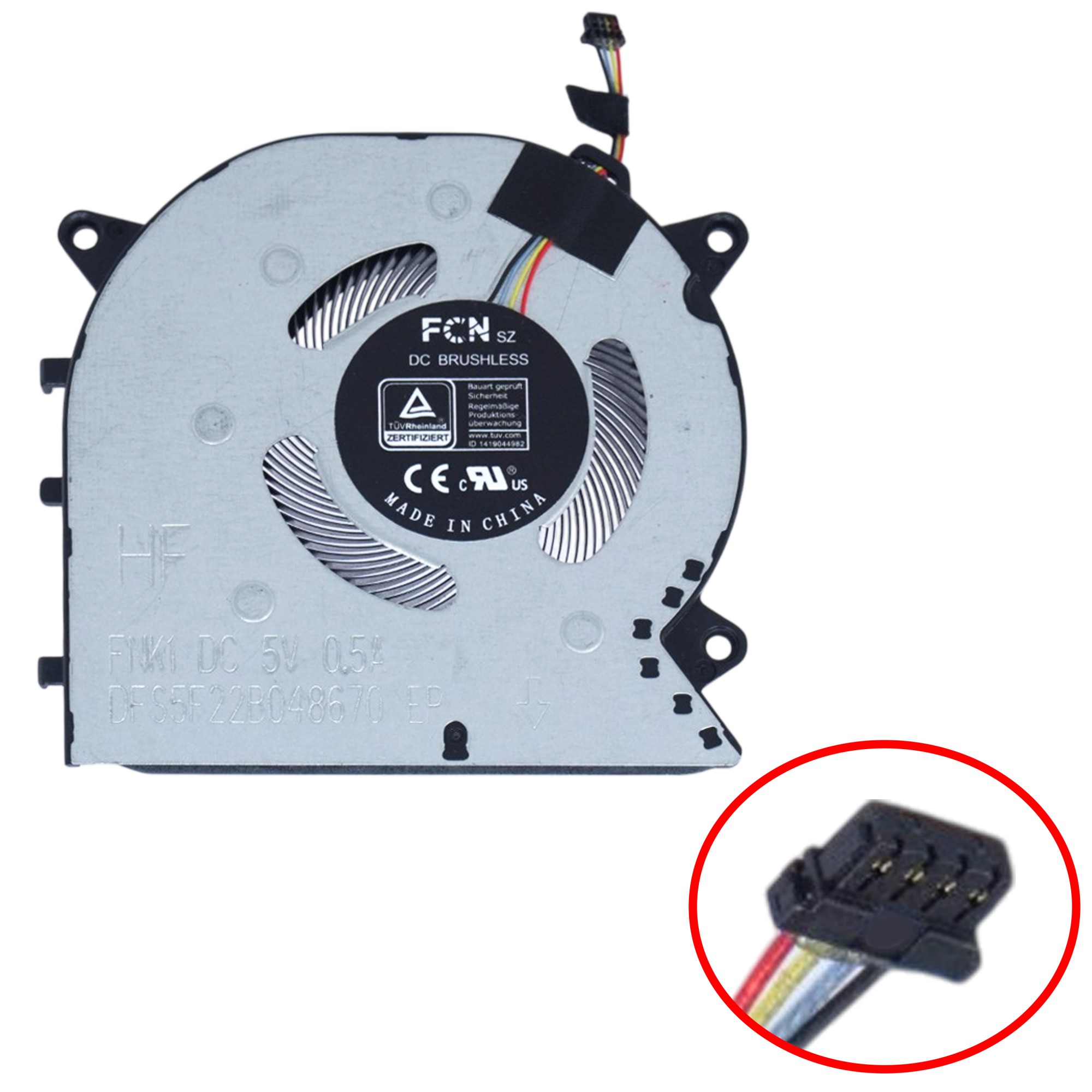 DFS5F22B048670-FNK1 - Ventilador CPU Huawei MateBook 14s | JVS