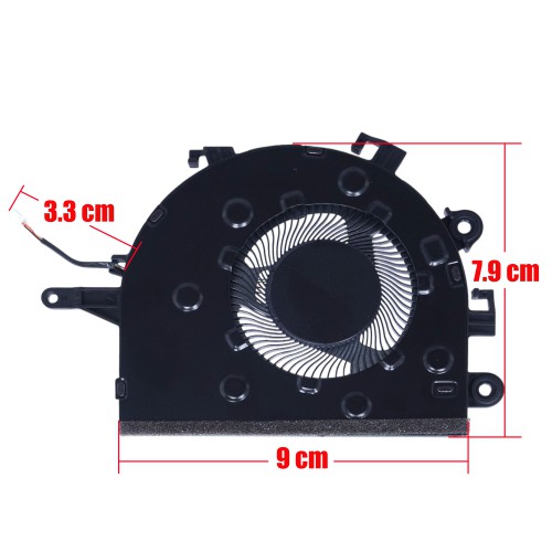 DC28000F5F0 - CPU Fan for Lenovo IdeaPad 3-17 | JVS Informática