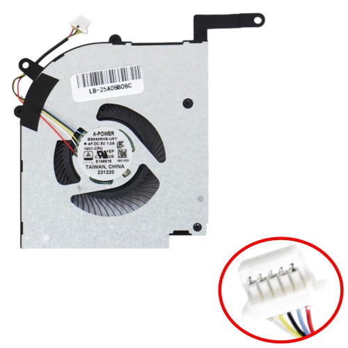 BS5405HS-U5Y Ventilador CPU para MSI Prestige 14 C1MG | JVS