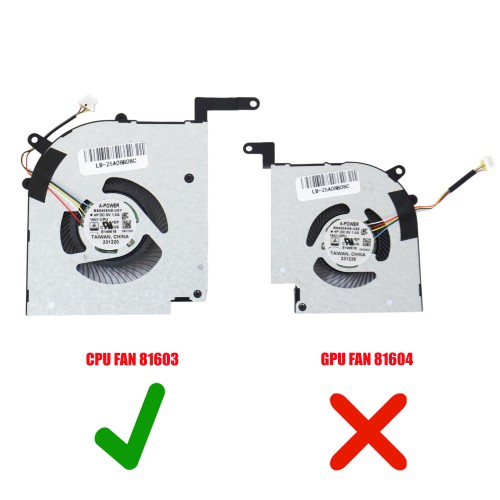 BS5405HS-U5Y Ventilador CPU para MSI Prestige 14 C1MG | JVS