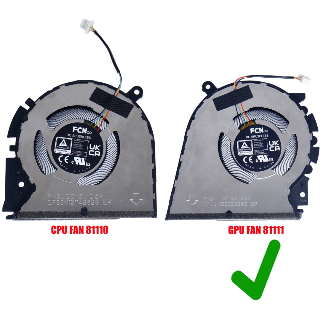 13NB0U40T03121 - GPU Fan for Asus Vivobook Pro | JVS Informática