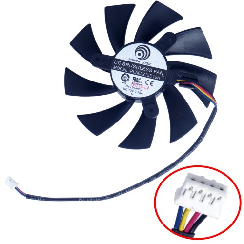 PLA09215D12H - 87mm GPU Fan for MSI N460GTX | JVS Informática